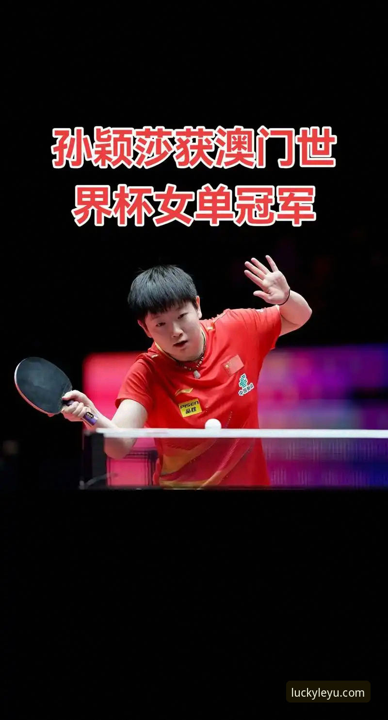 从孙颖莎首轮晋级，剖析乐鱼官网观赛体验的实用技巧